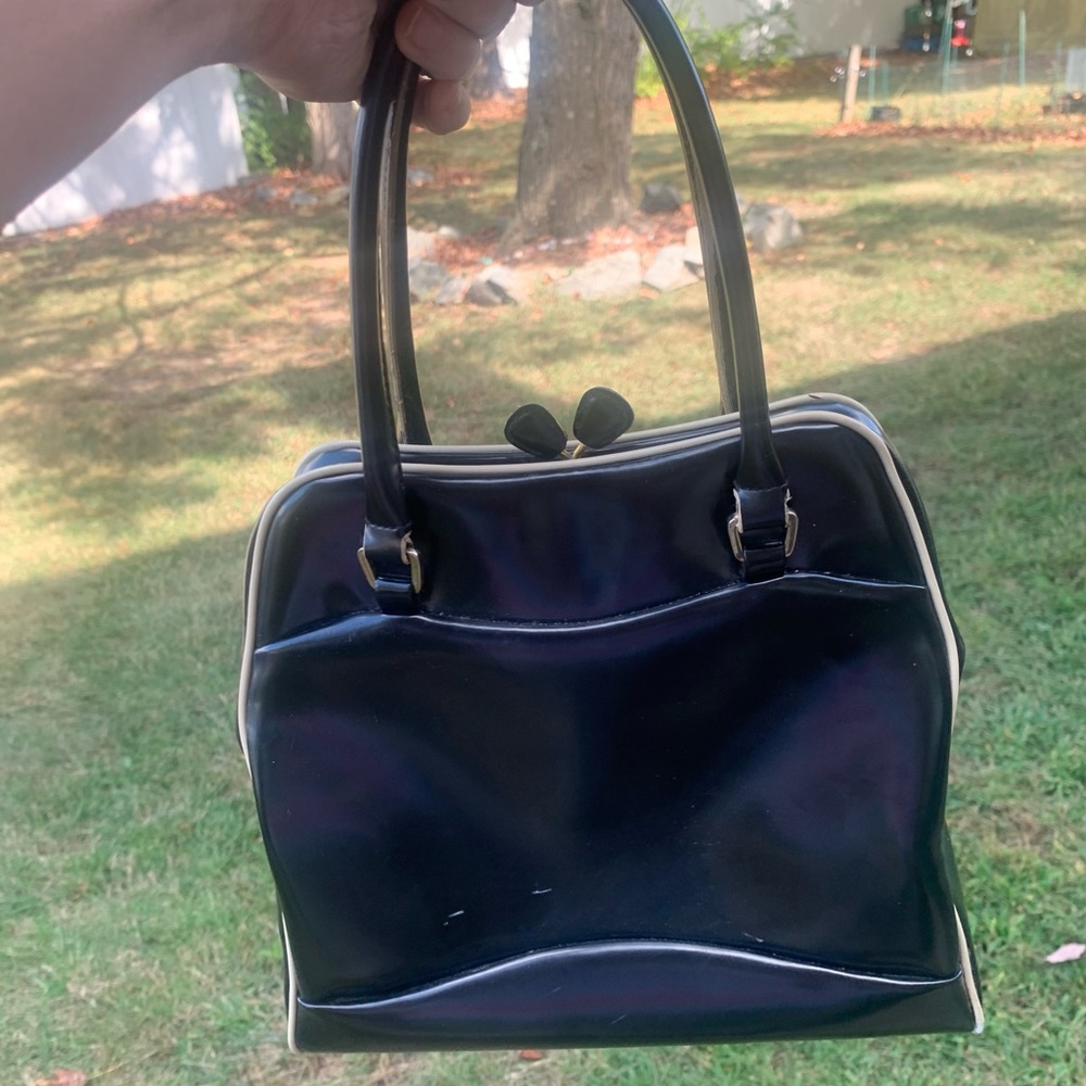 Vintage Liz Claiborne Black Handbag